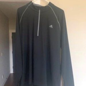 Adidas 3/4 Zip Lightweight Pullover XL Black